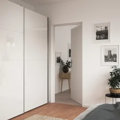 Bloc-porte Alpille blanc H.204 x l.73 cm, réversible- Bloc Porte