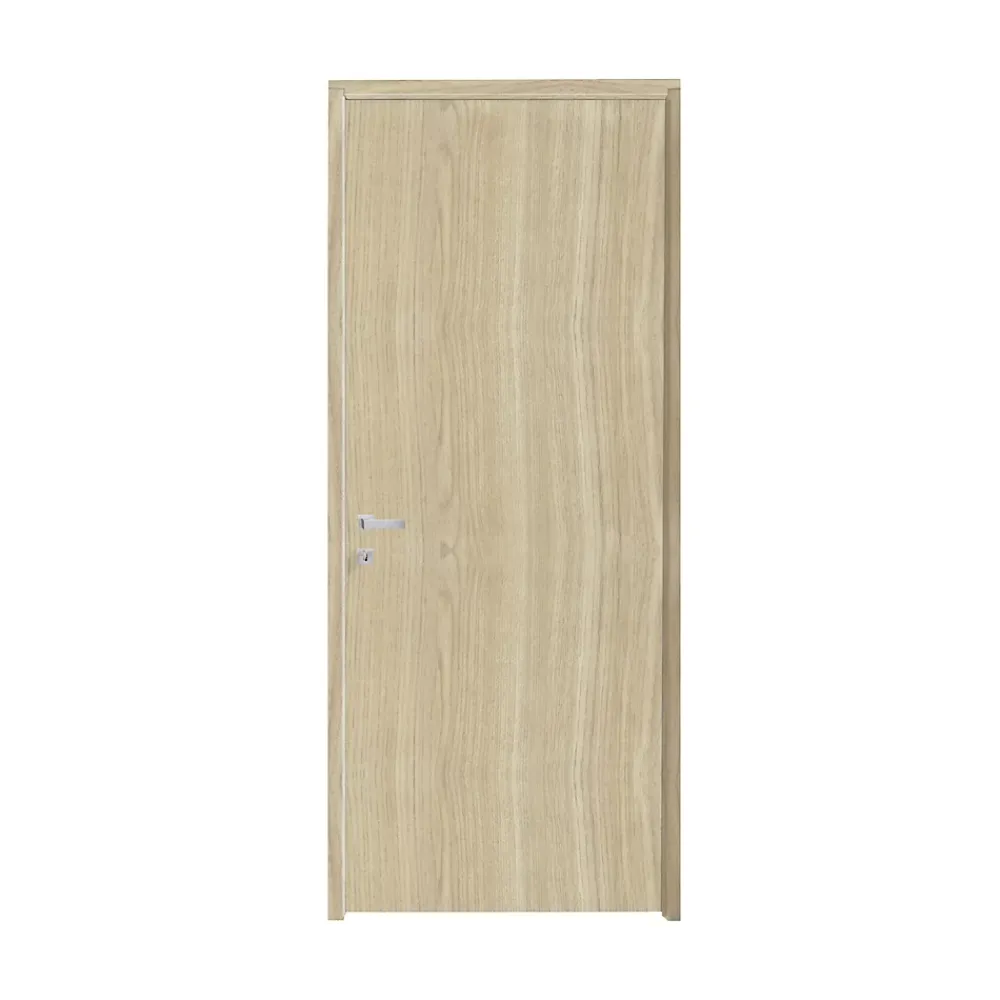 Bloc Porte<Bloc-porte Alpille effet chêne naturel H.204 x l.73 cm, réversible