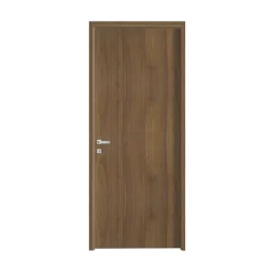 Bloc-porte Alpille effet noyer naturel H.204 x l.73 cm, réversible- Bloc Porte