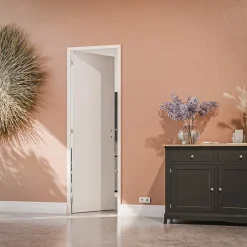 Coulicool Bloc Porte<Bloc-Porte Blanc Laqué Plane H. 204 x l. 63 cm - Poussant Gauche