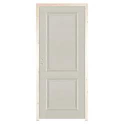 Bloc-porte Camargue 2 panneaux blanc H.204 x l.83 cm, poussant droit- Bloc Porte