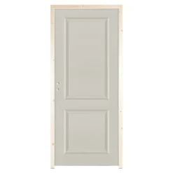 Bloc-porte Camargue 2 panneaux blanc H.204 x l.73 cm, poussant droit- Bloc Porte