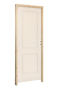 Bloc Porte<Bloc-porte Camargue blanc lisse H.204 x l.83 cm, poussant gauche