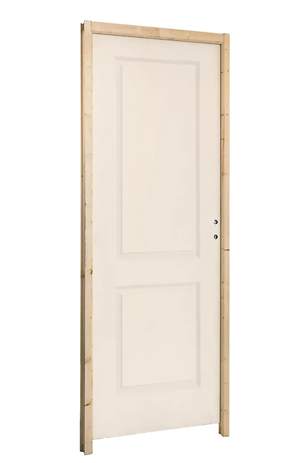 Bloc Porte<Bloc-porte Camargue blanc lisse H.204 x l.83 cm, poussant gauche