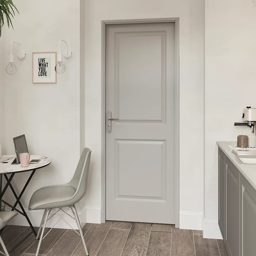 Bloc Porte<Bloc-porte Camargue blanc lisse pro H.204 x l.73 cm, poussant gauche