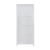 Bloc-porte Connemara 4 panneaux blanc H.204 x l.73 cm, poussant gauche- Bloc Porte