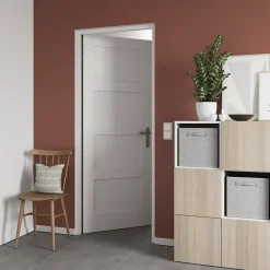 Bloc-porte Connemara 4 panneaux blanc H.204 x l.83 cm, poussant droit- Bloc Porte