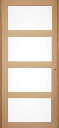 GoodHome Bloc-porte Connemara vitré H.204 x l.73 cm, poussant gauche- Bloc Porte