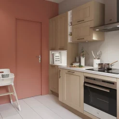 Bloc-porte Coupe feu prépeint H.204 x l.83 cm, poussant droit- Bloc Porte