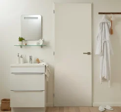 Bloc Porte<Bloc-porte Exmoor blanc H.204 x l.83 cm, poussant gauche