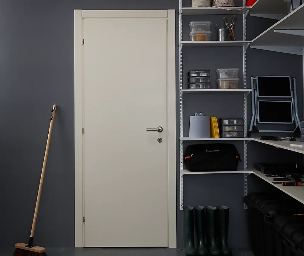 Bloc Porte<Bloc-porte Exmoor blanc H.204 x l.83 cm, poussant gauche