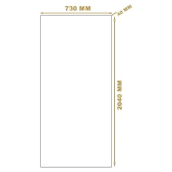 Bloc Porte<Bloc-porte Exmoor blanc H.204x73 cm poussant gauche