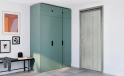 Bloc-porte Exmoor gris H.204 x l.73 cm, poussant droit- Bloc Porte