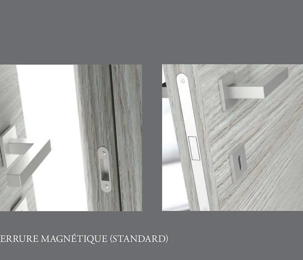 Ekasa Bloc Porte<Bloc-porte fin de chantier START Chêne Naturel, H.204 l.73cm, réversible