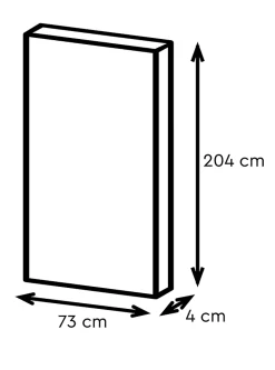 Bloc Porte<Bloc-porte Gravé prépeint H.204 x l.73 cm, poussant gauche