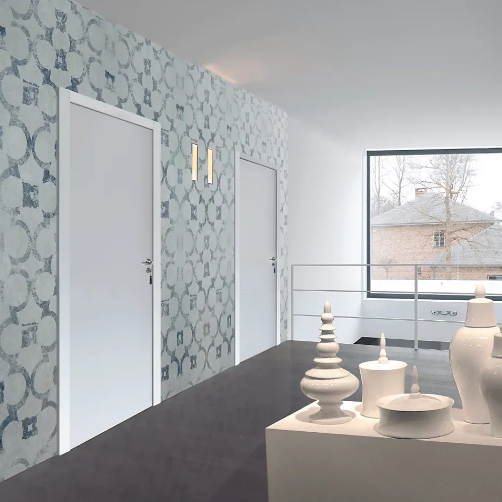 Reivilo Bloc-porte Liberto, 93 cm, pré-peint- Bloc Porte