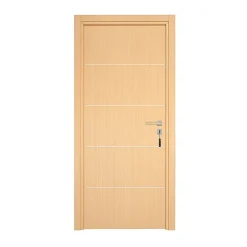 Reivilo Bloc-porte pose fin de chantier Premium Seymour, H.204 x l.93 cm, aspect chêne clair, réversible- Bloc Porte