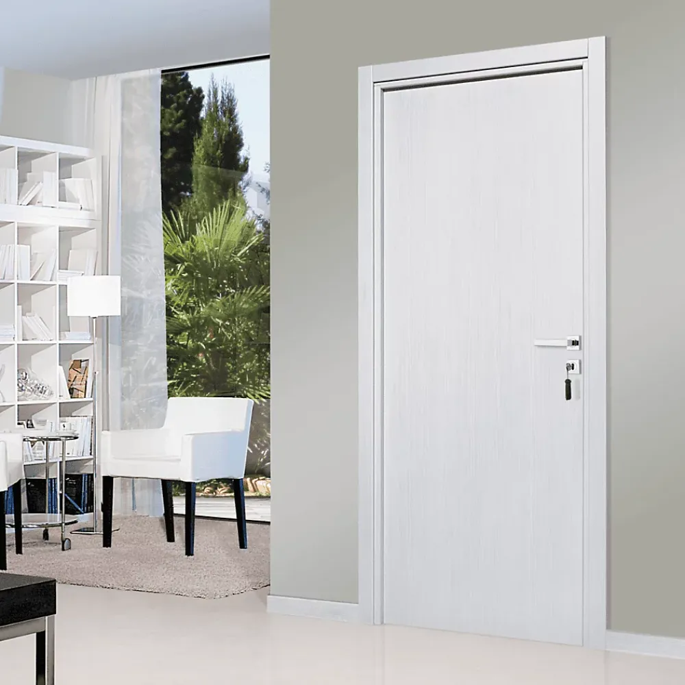 Reivilo Bloc Porte<Bloc-porte pose fin de chantier Premium Miro, H.204 x l.83 cm, aspect chêne blanc, réversible