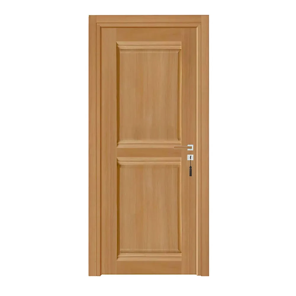Reivilo Bloc-porte pose fin de chantier Premium Classic 2 panneaux, H.204 x l.93 cm, aspect chêne naturel, réversible- Bloc Porte