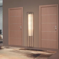 Reivilo Bloc Porte<Bloc-porte pose fin de chantier Premium Seymour, H.204 x l.93 cm, aspect chêne gris, réversible
