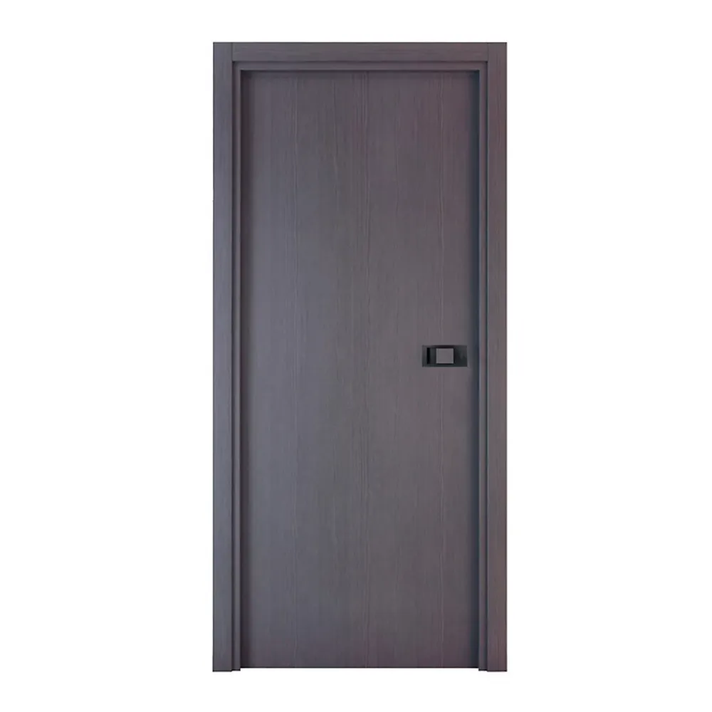 Reivilo Bloc Porte<Bloc-porte pose fin de chantier Premium Miro avec poignée Exclusive noire, H.204 x l.93 cm, aspect chêne cendré, réversible