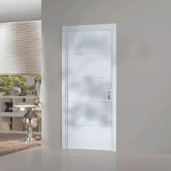 Reivilo Bloc Porte<Bloc-porte pose fin de chantier Premium Seymour, H.204 x l.83 cm, aspect chêne blanc, réversible