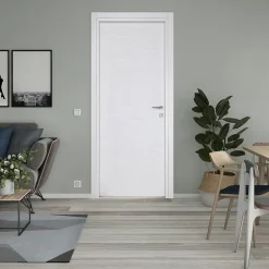 Bloc-porte Summa blanchi H.204 x l.73 cm, poussant gauche- Bloc Porte
