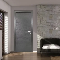 Bloc-porte Summa gris H.204 x l.73 cm, poussant gauche- Bloc Porte