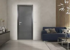 Bloc-porte Summa gris H.204 x l.73 cm, poussant gauche- Bloc Porte