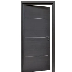 Bloc-porte Triaconta gris H.204 x l.73 cm, poussant gauche- Bloc Porte
