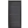Bloc-porte Triaconta gris H.204 x l.73 cm, poussant droit- Bloc Porte