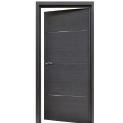 Bloc-porte Triaconta gris H.204 x l.73 cm, poussant droit- Bloc Porte