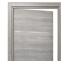 Bloc-porte Triaconta gris clair H.204 x l.83 cm, poussant gauche- Bloc Porte