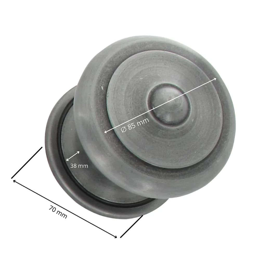 Secury-T Poignée De Porte Extérieure<Bouton Boule de porte d'entrée rustique noir mat