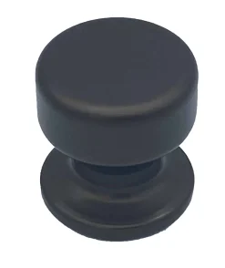 Hardwarexchange Poignée De Porte<Bouton tirant de porte fixe D50 mm en aluminium Marron foncé - breveté - lot de 6 boutons