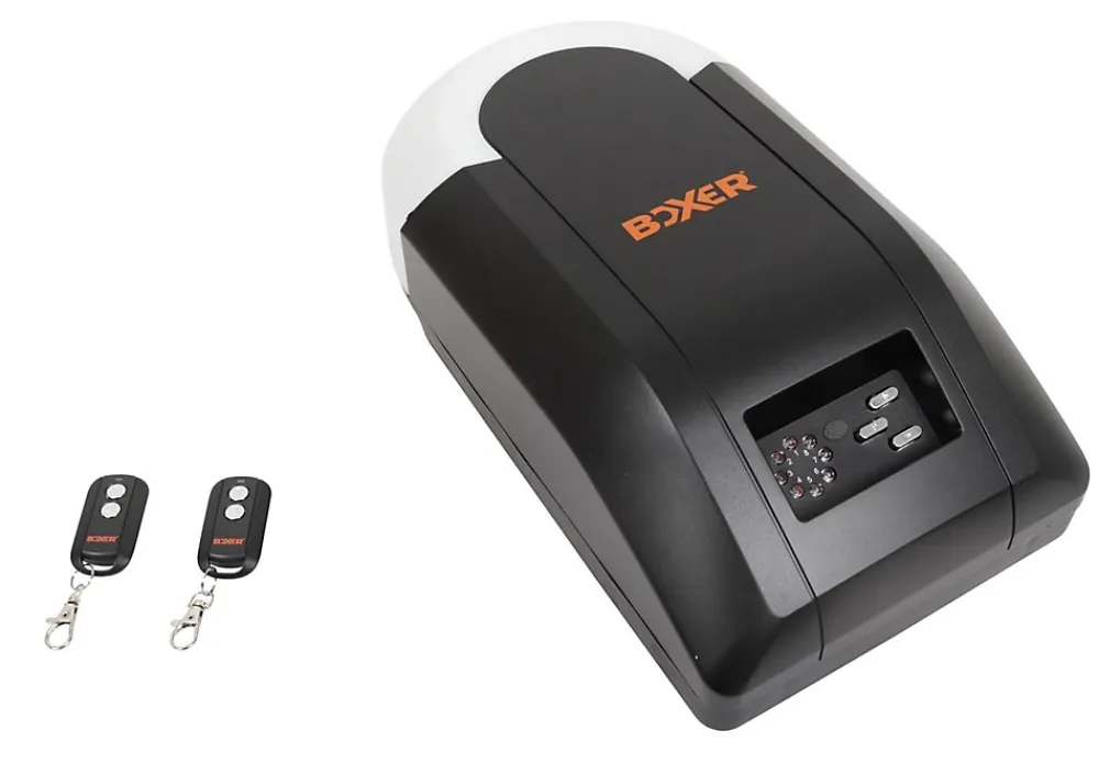 Boxer Ouvre-porte de garage 800N avec télécommande, éclairage LED et arrêt automatique, portée 35 m- Motorisation De Porte De Garage