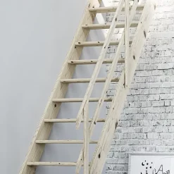 BPS Access Solutions BPS Grand Space Saving Escaliers Marches extra-larges 300 kg Load Hauteur entre le sol et l'étage jusqu'à 3,11 m- Escalier Gain De Place