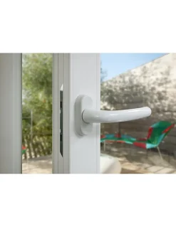 Thirard Béquille de crémone de fenêtre, carré 7mm, blanc (ral 9010) -- Poignée De Fenêtre