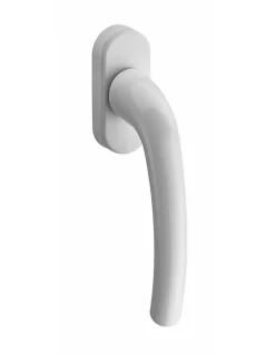 Thirard Béquille de crémone de fenêtre, carré 7mm, blanc (ral 9010)- Poignée De Fenêtre
