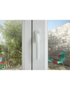 Thirard Béquille de crémone de fenêtre, carré 7mm, blanc (ral 9010)- Poignée De Fenêtre