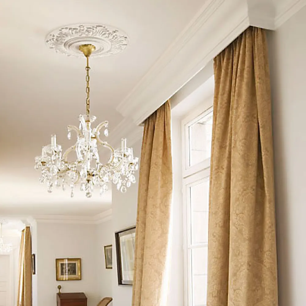Orac Moulure Et Rosace De Plafond<C334 Corniche plafond Decor - 15x19,5x200cm (h x p x L) - moulure décorative polyuréthane