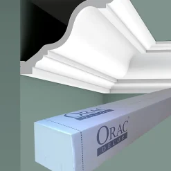 Orac Moulure Et Rosace De Plafond<C334 Corniche plafond Decor - 15x19,5x200cm (h x p x L) - moulure décorative polyuréthane