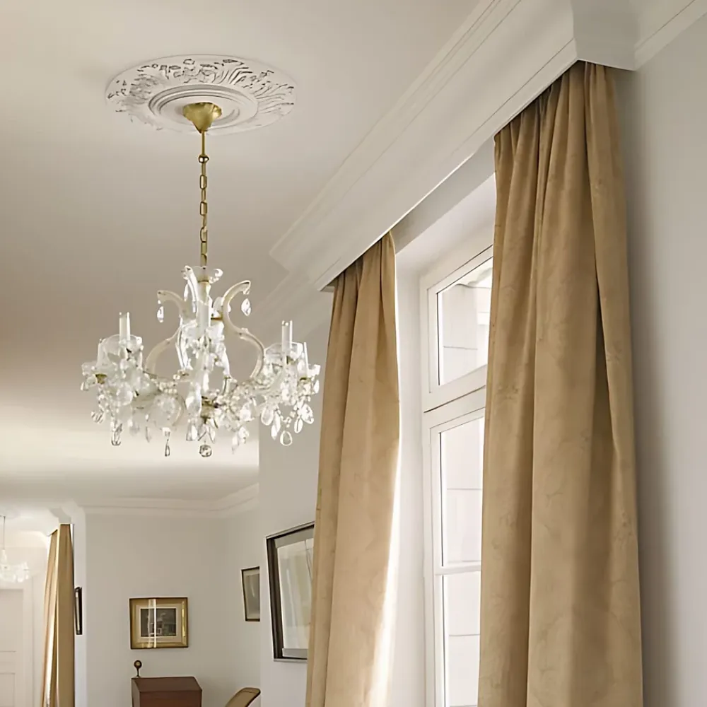 Orac Moulure Et Rosace De Plafond<C334 Corniche plafond Decor - 15x19,5x200cm (h x p x L) - moulure décorative polyuréthane