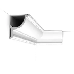 Orac Decor C901 Corniche plafond pour éclairage indirect - 14,8x12,4x200cm (h x p x L) - Pack 2 pièces- Moulure