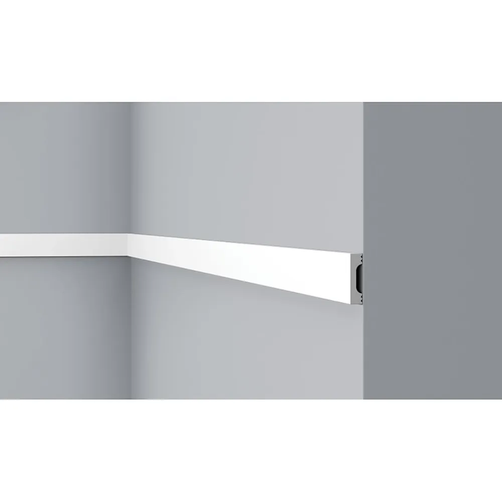 Decoflair Moulure<C19 Cimaise Polystyrène HD 38 x 10 x 2000 - 1 pièce