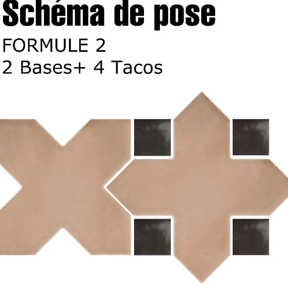 Aelle Carrelage Carrelage Sol Uni<Cabochon sol / mur brillant 3,4x3,4 cm Taco KASBAH BLUE GRASS