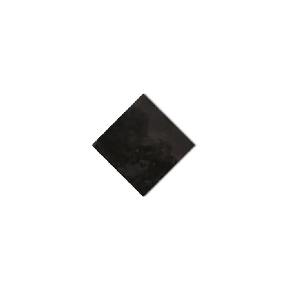 Aelle Carrelage Cabochon sol / mur uni noir brillant 4,6x4,6 cm TACO OCTAGONNEGRO- Carrelage Sol Uni
