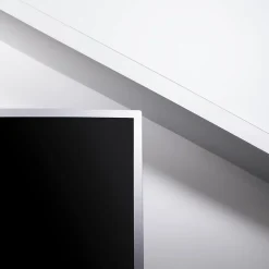 Quest Cache de tringle à rideau  PVC 30x30mm, 2m, installation de la bande lumineuse LED, blanc- Plinthe Pour Sol En Vinyle Et Pvc