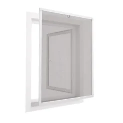 MAKO Cadre moustiquaire de fenêtre en alu blanc 130 x h.150 cm- Moustiquaire Pour Fenêtre