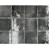 Lux Mosaic Carreau Mural Intérieur/Extérieur Brillant. Nissel Noir 12x12 cm- Faïence Pour Salle De Bains|Faïence Pour Pièce À Vivre